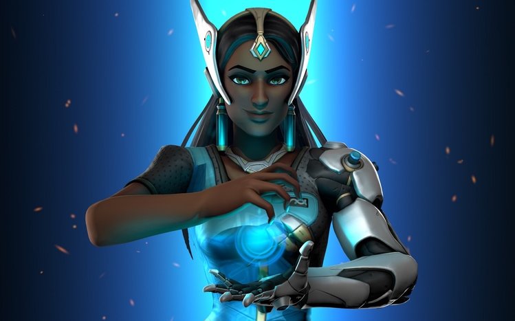 Symmetra (Overwatch) Theme screenshot #11