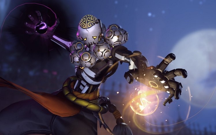 Earlier today made a Zenyatta Phone Wallpaper Someone suggested I make a  purple and yellow one to match his Harmony Discord colors So here it  is Desktop version in comments  rZenyattaMains