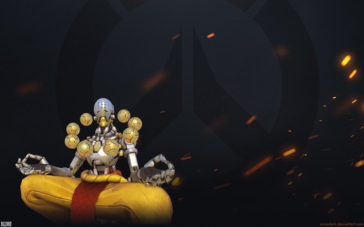 Zenyatta (Overwatch) Theme screenshot #6