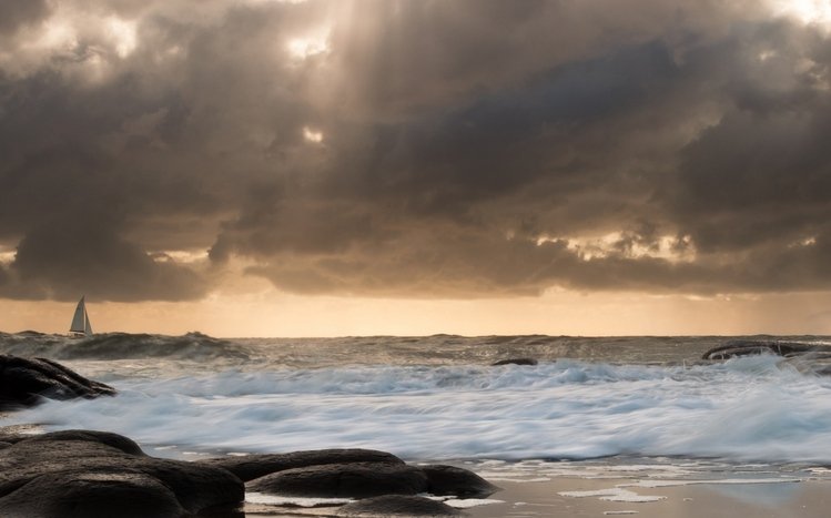 Waves (Dual Monitor) Theme screenshot #3