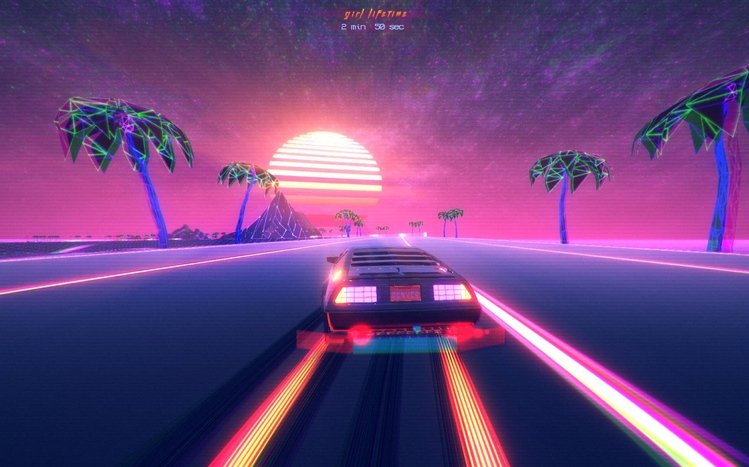 Vaporwave Theme screenshot #5