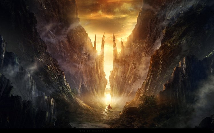 Dark Fantasy Landscape Theme screenshot #15