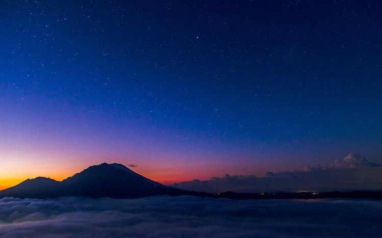 Starry Night Sky Theme screenshot #18