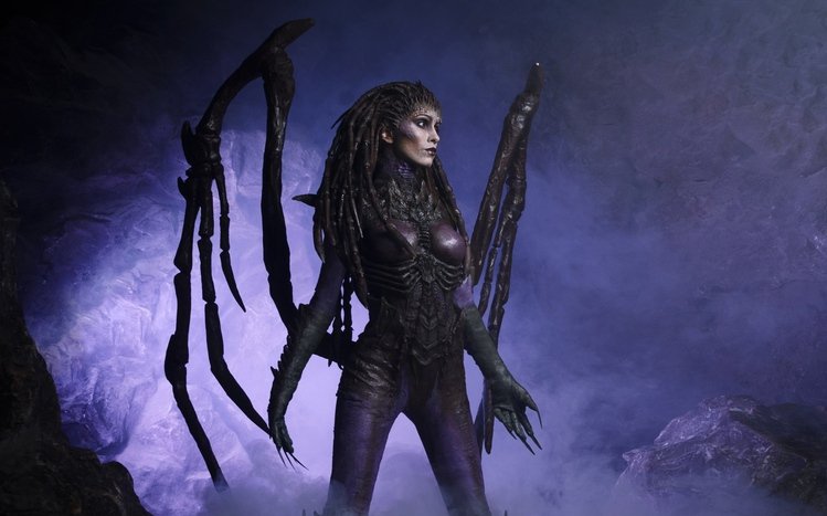 Sarah Kerrigan Windows 11/10 Theme - themepack.me