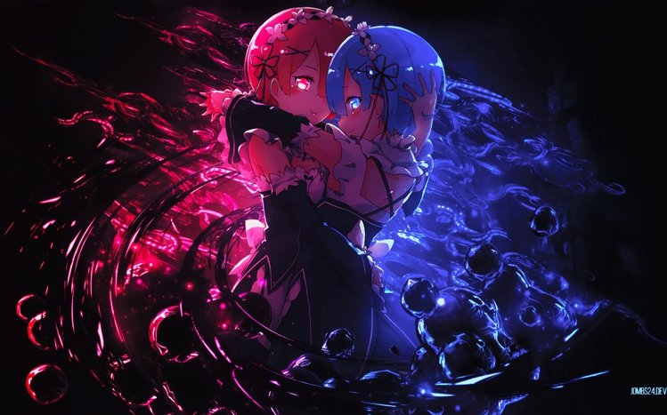 Rem Re Zero Windows 11 10 Theme Themepack Me