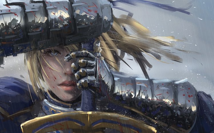 Saber (Fate/stay night) Theme screenshot #10