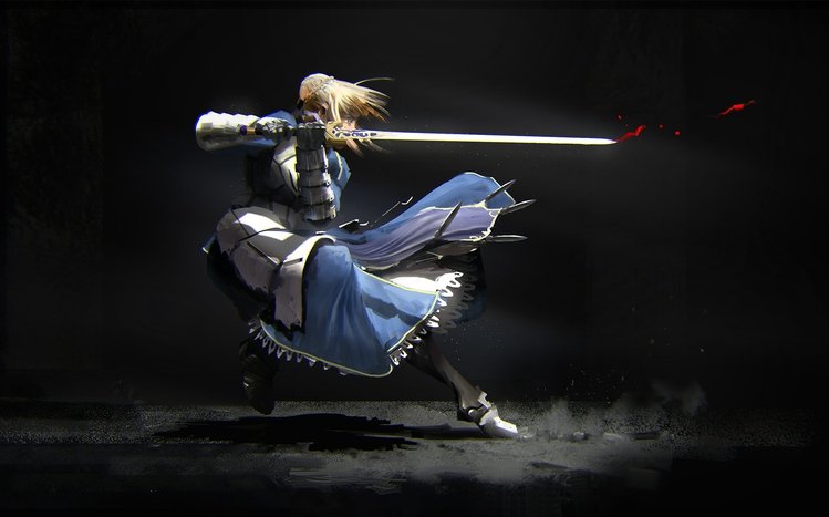 Saber time control, saber, fate, time, force, power, stay night