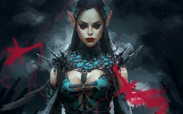 Dark Elf Theme screenshot #9