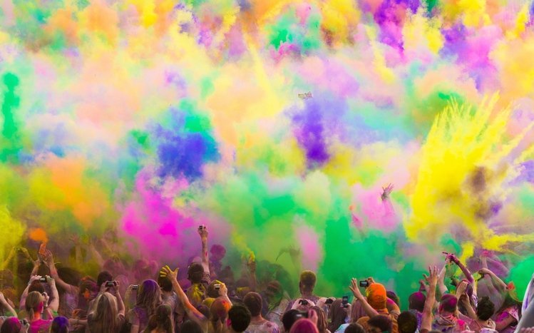 Holi Theme screenshot #1