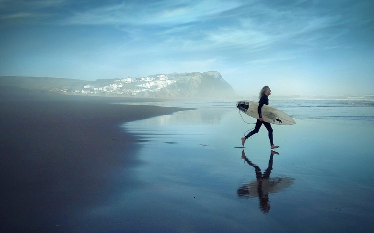 Surfing Girls Theme screenshot #8