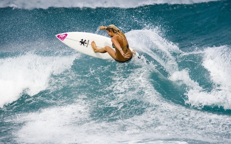 Surfing Girls Theme screenshot #7