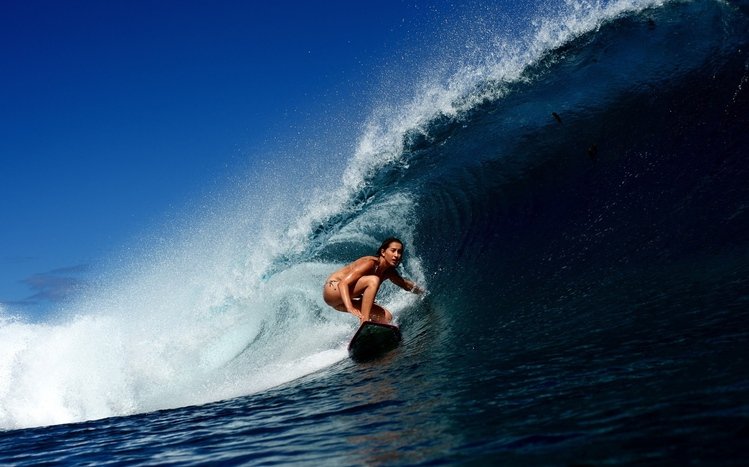 Surfing Girls Theme screenshot #12