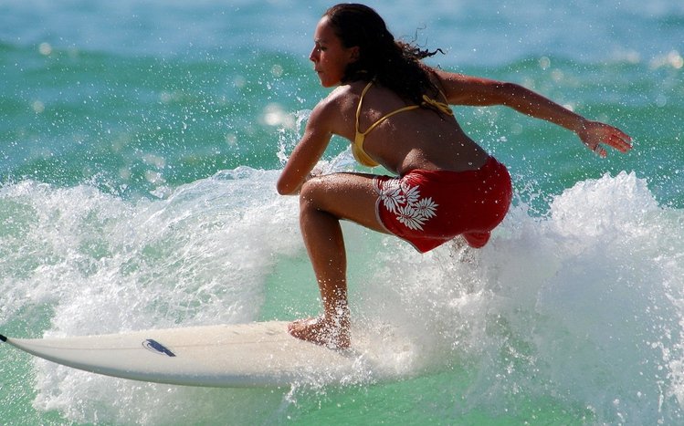 Surfing Girls Theme screenshot #18