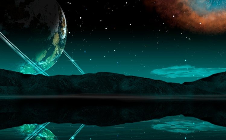 Sci Fi Landscapes Theme screenshot #13