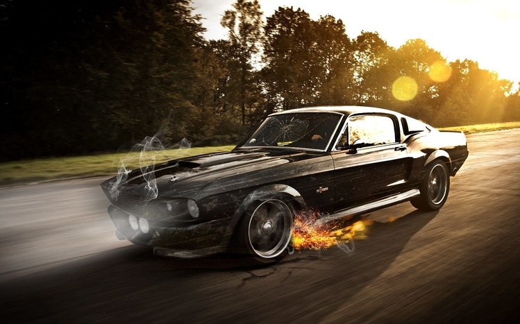 Ford Mustang Fastback Theme screenshot #3