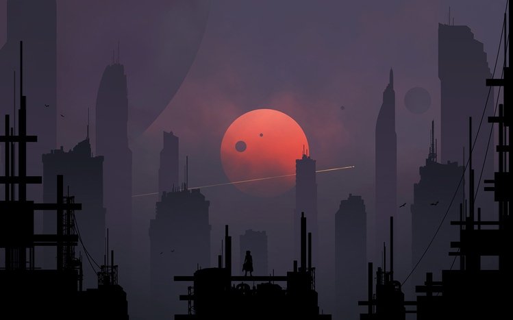 Futuristic City Theme screenshot #10