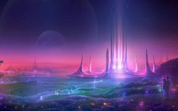 Futuristic City Theme screenshot #12