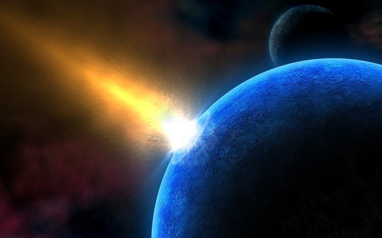 Planetary Collision Theme screenshot #5