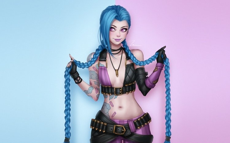 Jinx (LOL) Theme screenshot #12