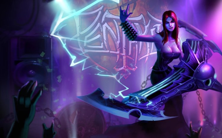 Sona (LOL) Theme screenshot #1