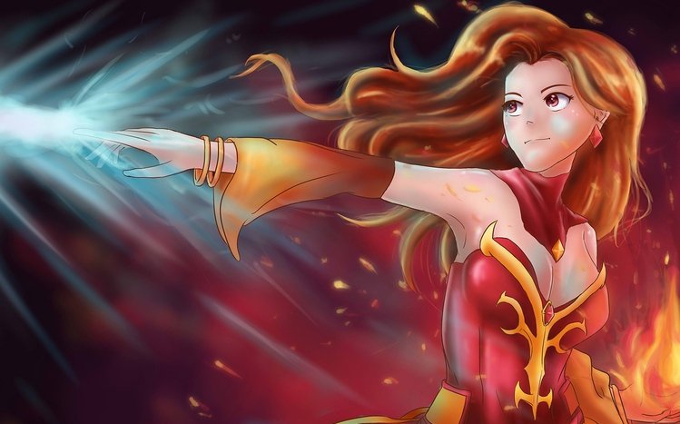 Lina (DotA 2) Theme screenshot #6