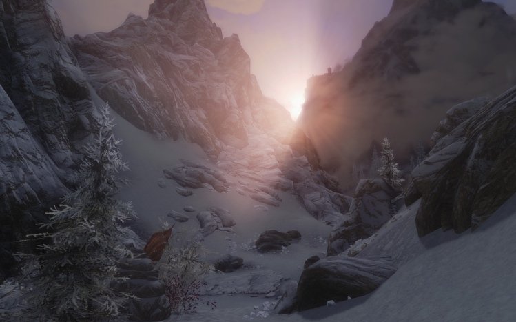 Skyrim Landscapes Theme screenshot #5