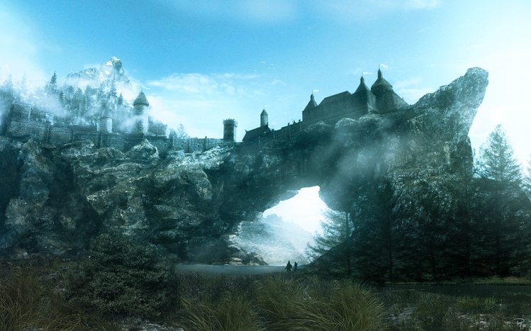 Skyrim Landscapes Theme screenshot #2