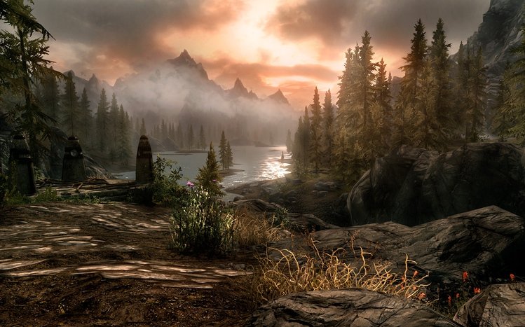 Skyrim Landscapes Theme screenshot #7
