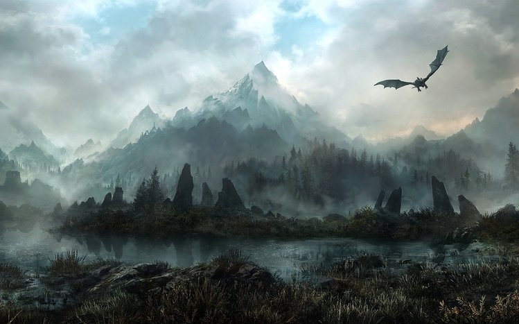 Skyrim Landscapes Theme screenshot #3