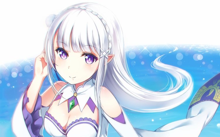 Emilia (Re:ZERO) Theme screenshot #9