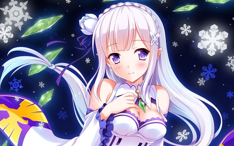 Emilia (Re:ZERO) Theme screenshot #11