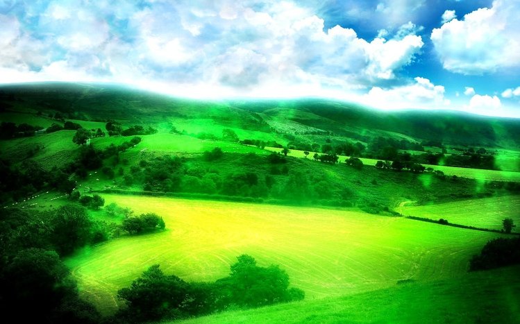 Summer Landscape Theme screenshot #5