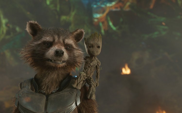 Rocket Raccoon Theme screenshot #4