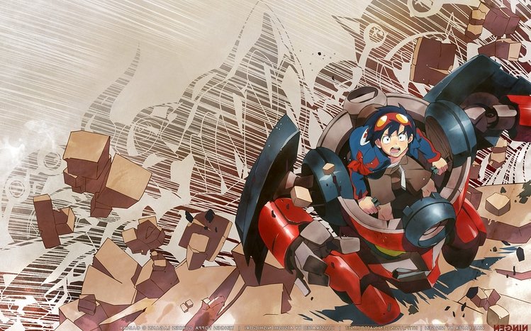 Anime, Tengen Toppa Gurren Lagann, Mecha, Simon (Tengen Toppa Gurren Lagann),  HD wallpaper