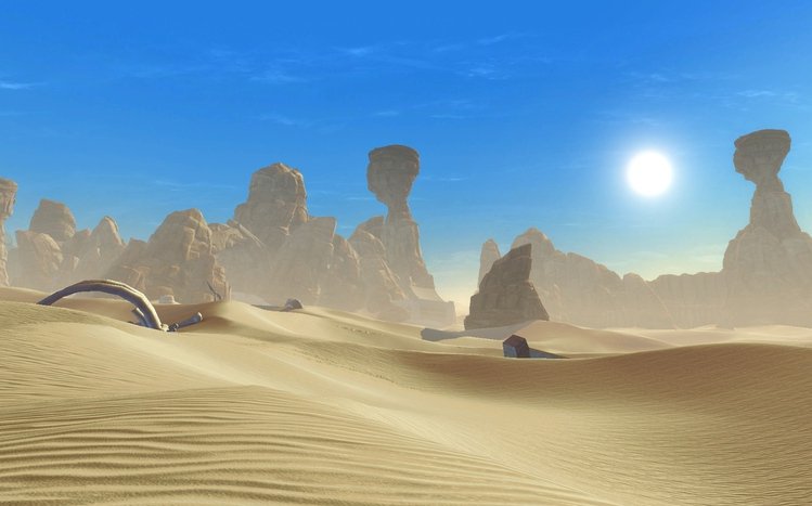 Star Wars Landscapes Theme screenshot #5