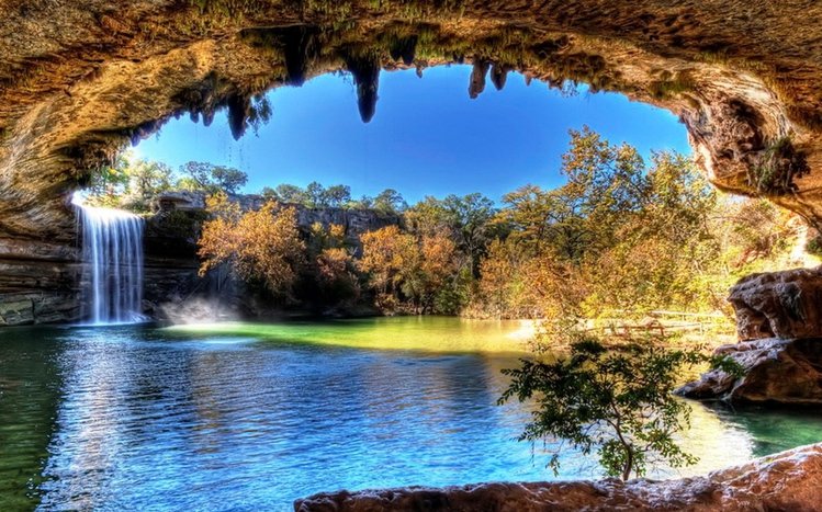 Forest Waterfall Theme screenshot #5