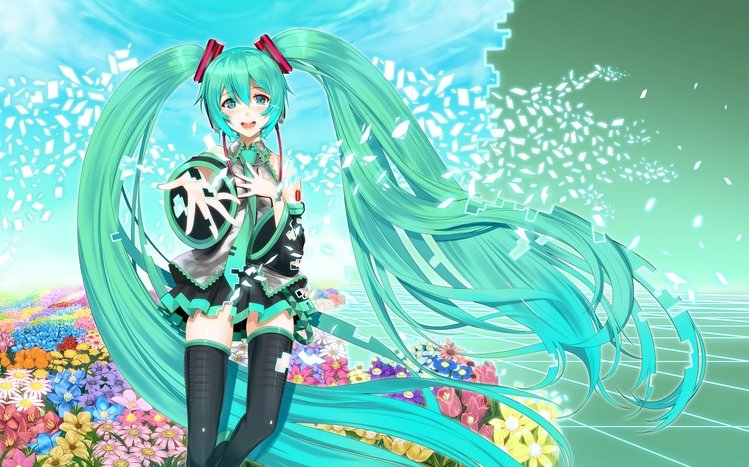 Hatsune Miku Windows 10 Theme Themepack Me