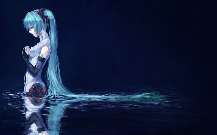 Hatsune Miku Theme screenshot #19