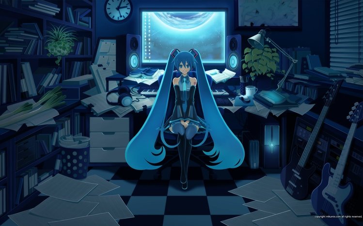 Hatsune Miku Tema Windows XP