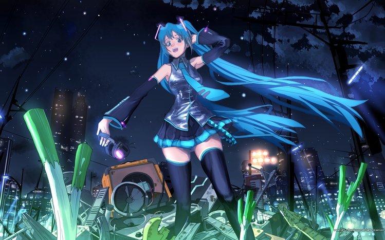 Hatsune Miku Tema Windows XP