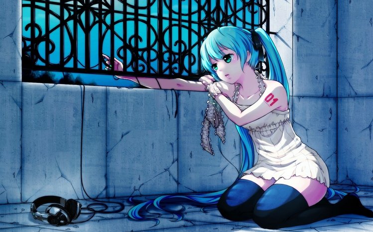 Hatsune Miku Theme screenshot #9