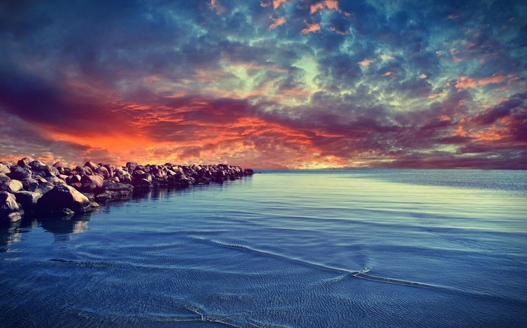 Seaside Sunset Windows 11/10 Theme 