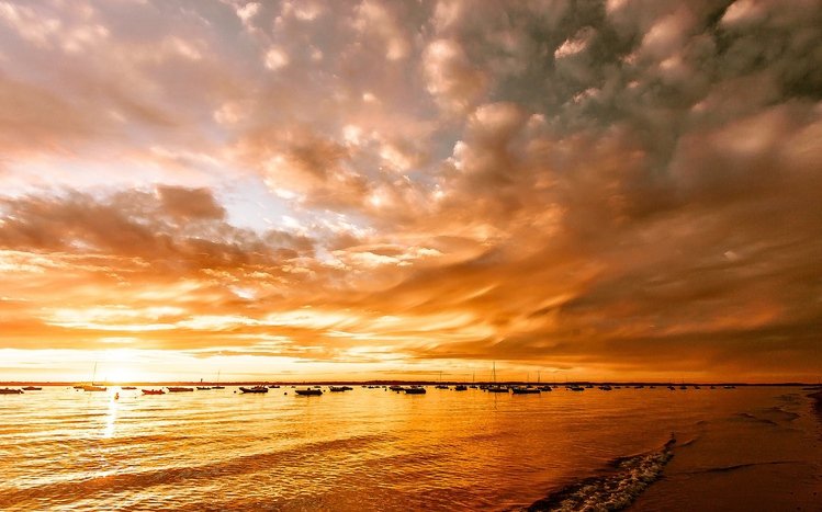 Seaside Sunset Theme screenshot #16