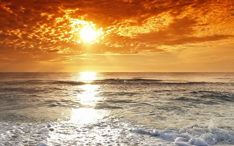 Seaside Sunset Theme screenshot #3