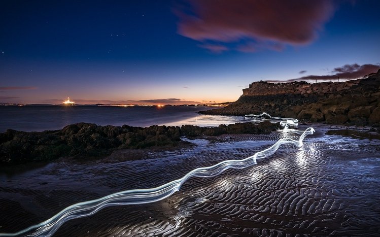 Night Beach Theme screenshot #13