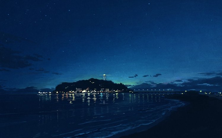 Night Beach Theme screenshot #12