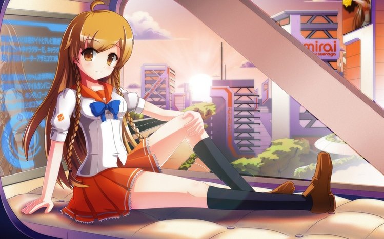 Mirai Suenega Theme screenshot #1