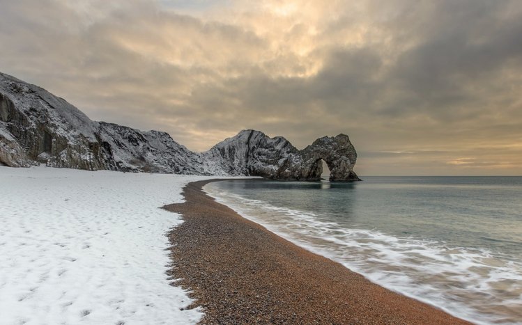 Winter Beach Theme screenshot #4