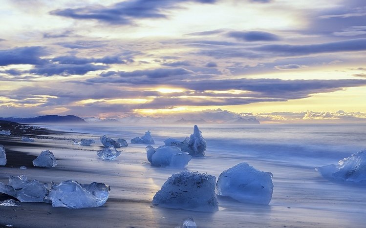 Winter Beach Theme screenshot #11