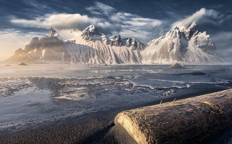 Winter Beach Theme screenshot #15